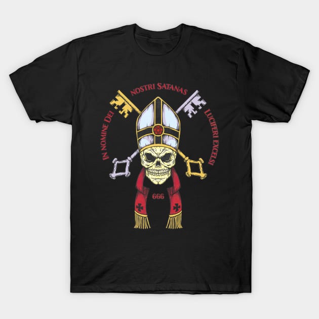 The coat of arms of the papacy satanic T-Shirt by SFPater